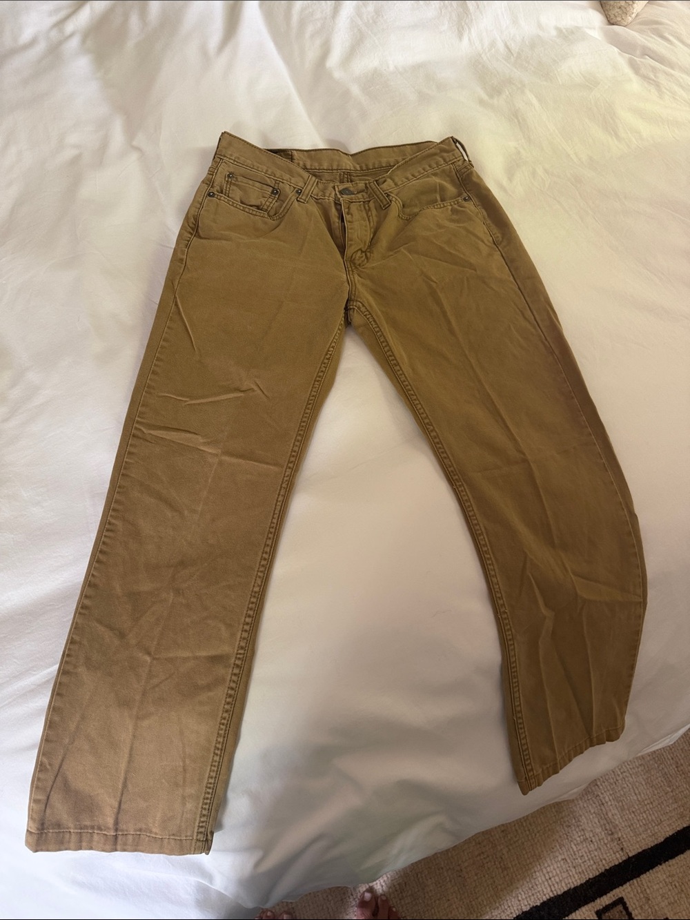 Levi's Brown Straight-Leg Jeans